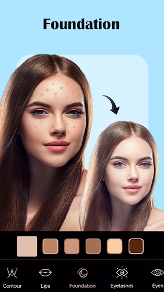 Beauty Makeup & Face Retouch Screenshot 2 - AppWisp.com Beauty Makeup & Face Retouch Screenshot 2 - AppWisp.com