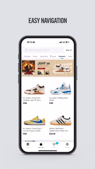 KLEKT – Sneakers & Streetwear Screenshot 1 - AppWisp.com KLEKT – Sneakers & Streetwear Screenshot 1 - AppWisp.com