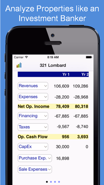 Real Estate Investing Analyst Screenshot 1 - AppWisp.com Real Estate Investing Analyst Screenshot 1 - AppWisp.com