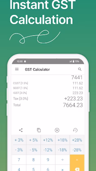 GST Calculator Screenshot 1 - AppWisp.com GST Calculator Screenshot 1 - AppWisp.com