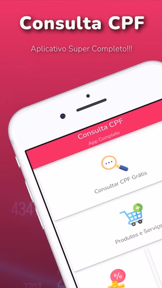 Consulta CPF, Score e Dívidas Screenshot 1 - AppWisp.com Consulta CPF, Score e Dívidas Screenshot 1 - AppWisp.com