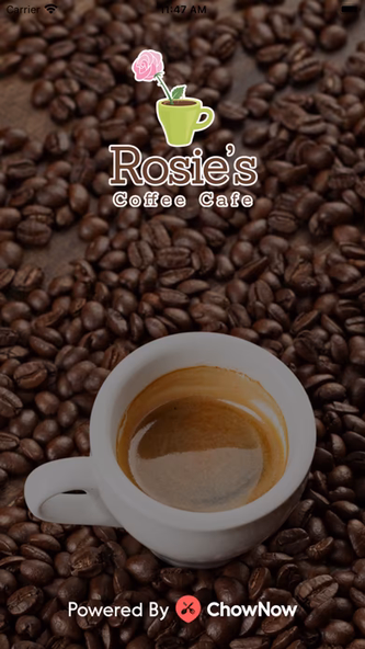 Rosie's Coffee Cafe Screenshot 1 - AppWisp.com Rosie's Coffee Cafe Screenshot 1 - AppWisp.com