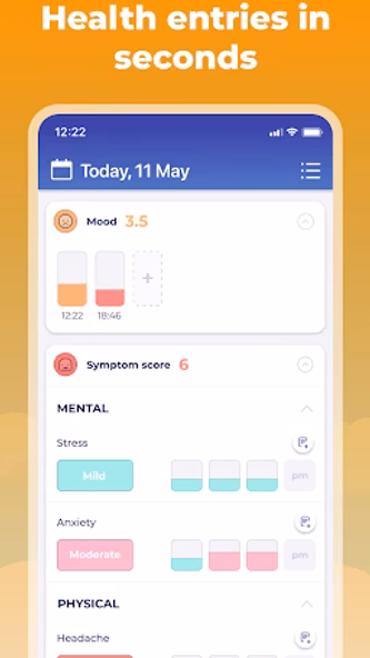 Symptom & Mood Tracker Screenshot 4 - AppWisp.com Symptom & Mood Tracker Screenshot 4 - AppWisp.com