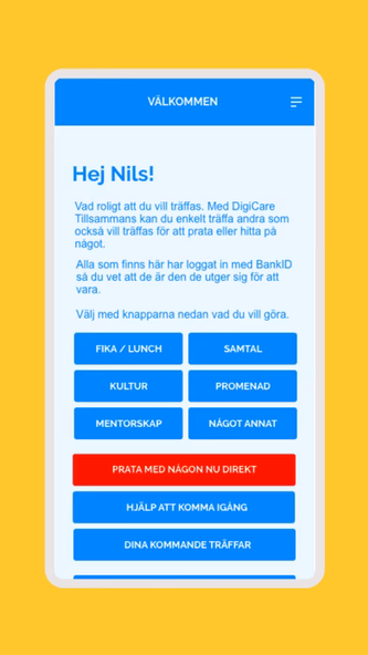 DigiCare Tillsammans Screenshot 1 - AppWisp.com DigiCare Tillsammans Screenshot 1 - AppWisp.com