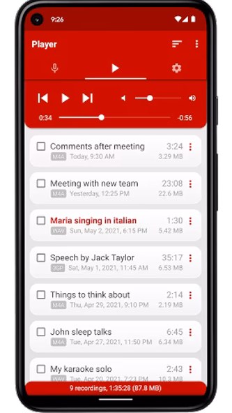 Voice Recorder Pro Screenshot 2 - AppWisp.com Voice Recorder Pro Screenshot 2 - AppWisp.com