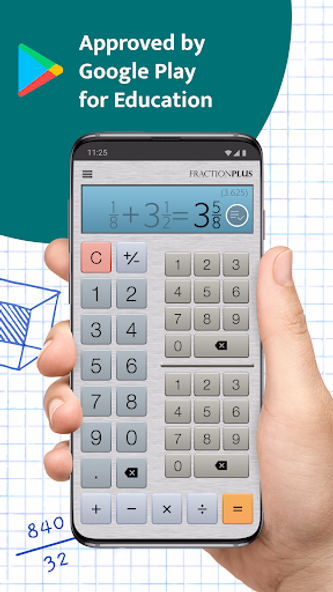 Fraction Calculator Plus Screenshot 1 - AppWisp.com Fraction Calculator Plus Screenshot 1 - AppWisp.com