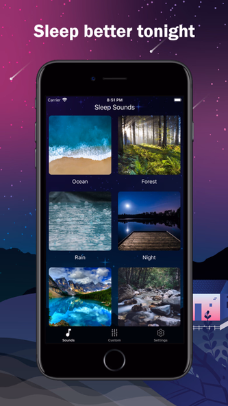 Sleep Sounds - Relax & Sleep Screenshot 1 - AppWisp.com Sleep Sounds - Relax & Sleep Screenshot 1 - AppWisp.com