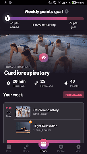 Workout - Daily exercise Screenshot 1 - AppWisp.com Workout - Daily exercise Screenshot 1 - AppWisp.com