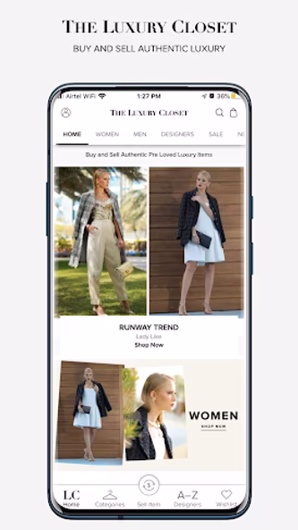 The Luxury Closet - Buy & Sell Screenshot 1 - AppWisp.com The Luxury Closet - Buy & Sell Screenshot 1 - AppWisp.com
