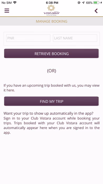Vistara - India's Best Airline Screenshot 4 - AppWisp.com Vistara - India's Best Airline Screenshot 4 - AppWisp.com