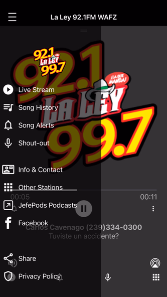 La Ley WAFZ 92.1 FM Screenshot 2 - AppWisp.com La Ley WAFZ 92.1 FM Screenshot 2 - AppWisp.com