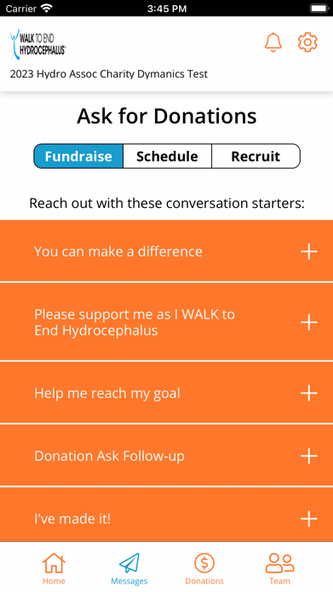 WALK to End Hydrocephalus Screenshot 3 - AppWisp.com WALK to End Hydrocephalus Screenshot 3 - AppWisp.com