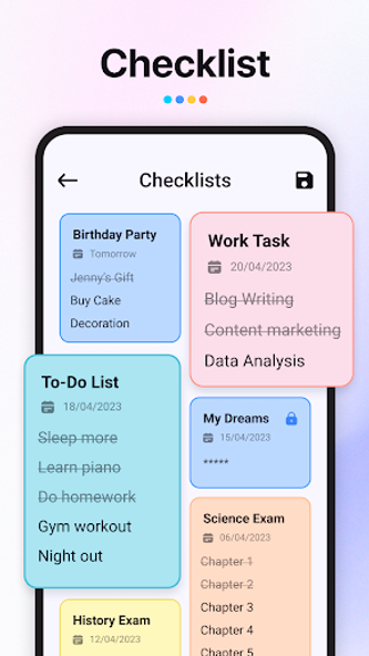 Notes - Checklists & Notepad Screenshot 3 - AppWisp.com Notes - Checklists & Notepad Screenshot 3 - AppWisp.com