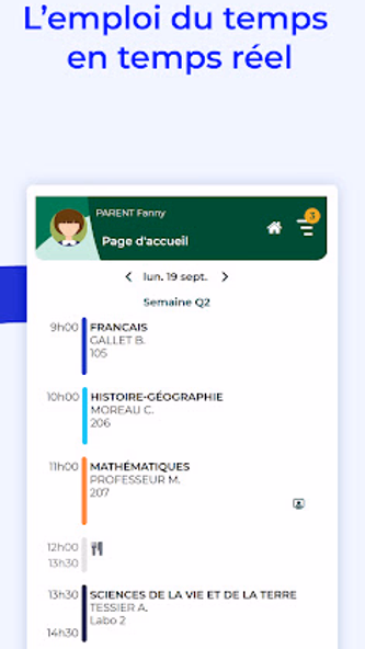 PRONOTE Screenshot 1 - AppWisp.com PRONOTE Screenshot 1 - AppWisp.com
