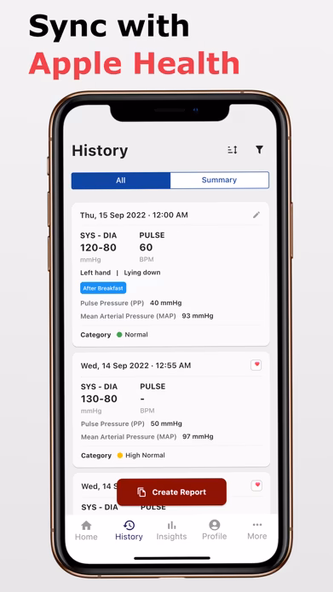 Blood Pressure Tracking App Screenshot 4 - AppWisp.com Blood Pressure Tracking App Screenshot 4 - AppWisp.com