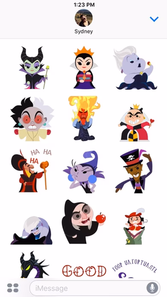 Disney Stickers: Villains Screenshot 4 - AppWisp.com Disney Stickers: Villains Screenshot 4 - AppWisp.com