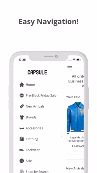 Capsule Clothing Store Screenshot 4 - AppWisp.com Capsule Clothing Store Screenshot 4 - AppWisp.com