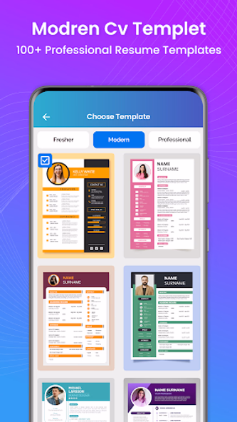 Resume Builder & CV Maker-PDF Screenshot 3 - AppWisp.com Resume Builder & CV Maker-PDF Screenshot 3 - AppWisp.com