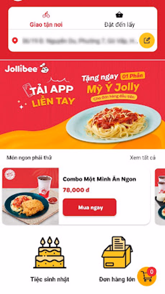 Jollibee Vietnam Screenshot 2 - AppWisp.com Jollibee Vietnam Screenshot 2 - AppWisp.com