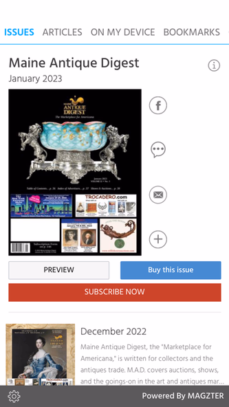 Maine Antique Digest Screenshot 1 - AppWisp.com Maine Antique Digest Screenshot 1 - AppWisp.com
