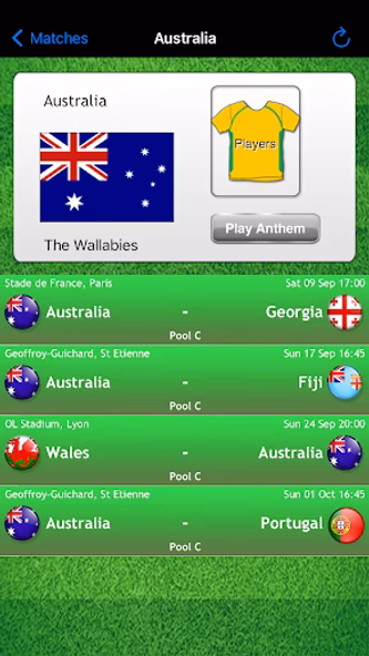 Rugby World App France 2023 Screenshot 4 - AppWisp.com Rugby World App France 2023 Screenshot 4 - AppWisp.com