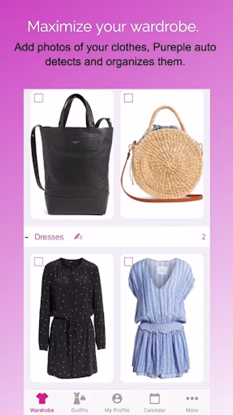 Pureple Outfit Planner Screenshot 1 - AppWisp.com Pureple Outfit Planner Screenshot 1 - AppWisp.com
