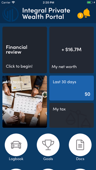 Integral Private Wealth Portal Screenshot 1 - AppWisp.com Integral Private Wealth Portal Screenshot 1 - AppWisp.com