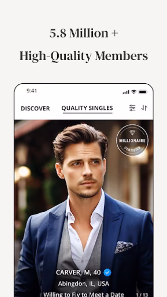 Meet, Date the Rich Elite - MM Screenshot 3 - AppWisp.com Meet, Date the Rich Elite - MM Screenshot 3 - AppWisp.com