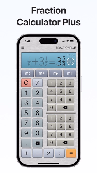 Fraction Calculator Plus #1 Screenshot 1 - AppWisp.com Fraction Calculator Plus #1 Screenshot 1 - AppWisp.com