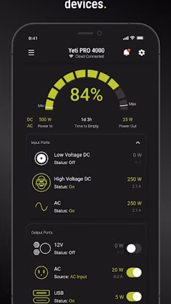 Goal Zero Power Screenshot 2 - AppWisp.com Goal Zero Power Screenshot 2 - AppWisp.com