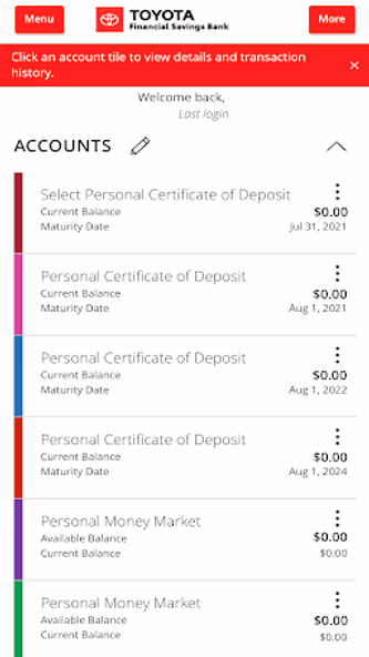 Toyota Bank Screenshot 2 - AppWisp.com