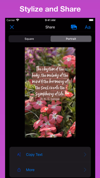 Daily Yoga Quotes - YogaQuote Screenshot 4 - AppWisp.com Daily Yoga Quotes - YogaQuote Screenshot 4 - AppWisp.com