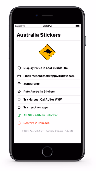 Australia Signs GIFs Stickers Screenshot 1 - AppWisp.com Australia Signs GIFs Stickers Screenshot 1 - AppWisp.com