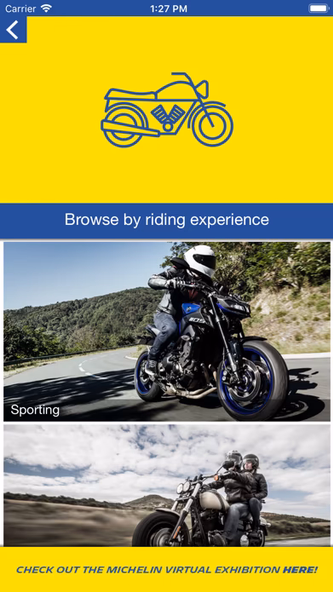 Michelin Motorcycle Riders Screenshot 2 - AppWisp.com Michelin Motorcycle Riders Screenshot 2 - AppWisp.com