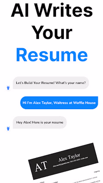 Resume Builder AI App CV Maker Screenshot 1 - AppWisp.com Resume Builder AI App CV Maker Screenshot 1 - AppWisp.com