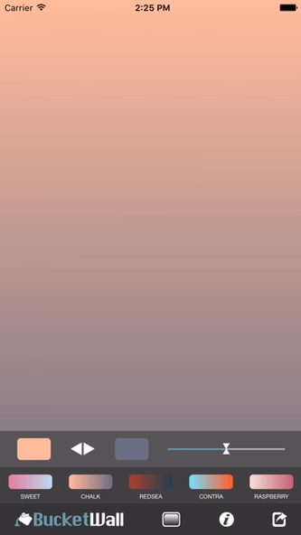 BucketWall - Solid Color or Gradient Color Wallpapers Screenshot 3 - AppWisp.com BucketWall - Solid Color or Gradient Color Wallpapers Screenshot 3 - AppWisp.com