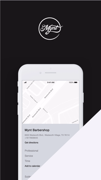 Mynt Barbershop™ Screenshot 1 - AppWisp.com Mynt Barbershop™ Screenshot 1 - AppWisp.com