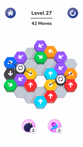 Hexa Away Screenshot 2 - AppWisp.com Hexa Away Screenshot 2 - AppWisp.com