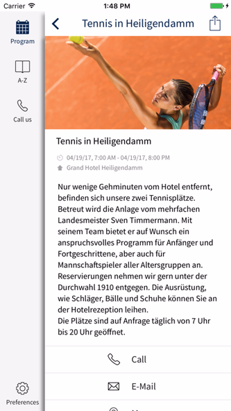 Grand Hotel Heiligendamm Screenshot 2 - AppWisp.com Grand Hotel Heiligendamm Screenshot 2 - AppWisp.com