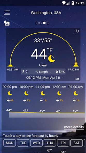 Weather Forecast Screenshot 1 - AppWisp.com Weather Forecast Screenshot 1 - AppWisp.com