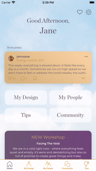 Human Design with Jenna Zoe Screenshot 1 - AppWisp.com Human Design with Jenna Zoe Screenshot 1 - AppWisp.com