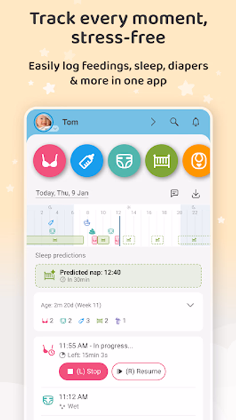 Baby Daybook - Newborn Tracker Screenshot 2 - AppWisp.com Baby Daybook - Newborn Tracker Screenshot 2 - AppWisp.com