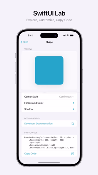 SixD: SwiftUI x Design Screenshot 2 - AppWisp.com SixD: SwiftUI x Design Screenshot 2 - AppWisp.com