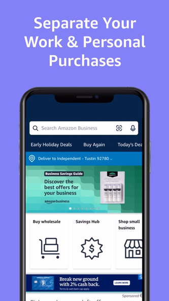 Amazon Business: B2B Shopping Screenshot 4 - AppWisp.com Amazon Business: B2B Shopping Screenshot 4 - AppWisp.com