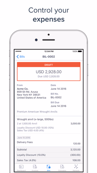 Hiveage Invoicing Screenshot 4 - AppWisp.com Hiveage Invoicing Screenshot 4 - AppWisp.com