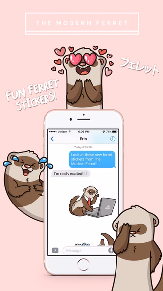 Ferret Stickers Screenshot 1 - AppWisp.com Ferret Stickers Screenshot 1 - AppWisp.com