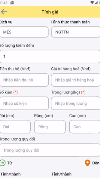 Giao nhận NT Screenshot 2 - AppWisp.com Giao nhận NT Screenshot 2 - AppWisp.com