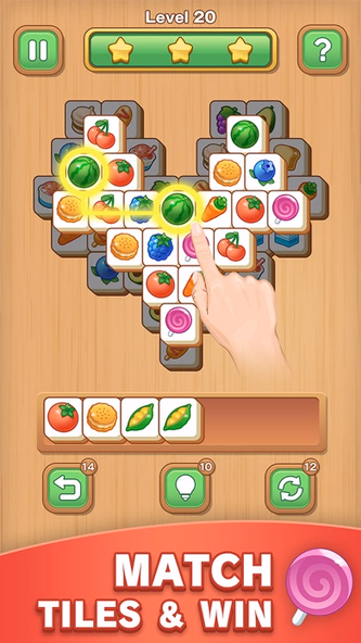 3 Tiles Matching - Puzzle Game Screenshot 1 - AppWisp.com 3 Tiles Matching - Puzzle Game Screenshot 1 - AppWisp.com