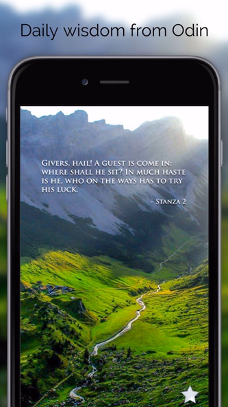 Pocket Havamal - Daily Asatru Meditations of Wisdom from Odin - Thorpe Translation Screenshot 2 - AppWisp.com Pocket Havamal - Daily Asatru Meditations of Wisdom from Odin - Thorpe Translation Screenshot 2 - AppWisp.com