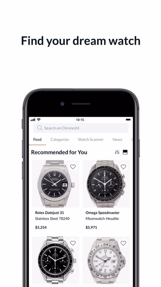 Chrono24 | Luxury Watch Market Screenshot 4 - AppWisp.com Chrono24 | Luxury Watch Market Screenshot 4 - AppWisp.com